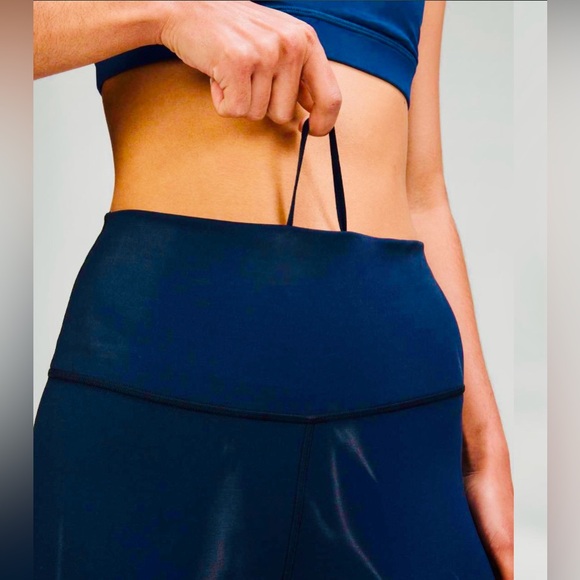 Lululemon Wunder Train High Rise Tights 25” Sun Bleached Wash True Navy Size 0 - Picture 9 of 9